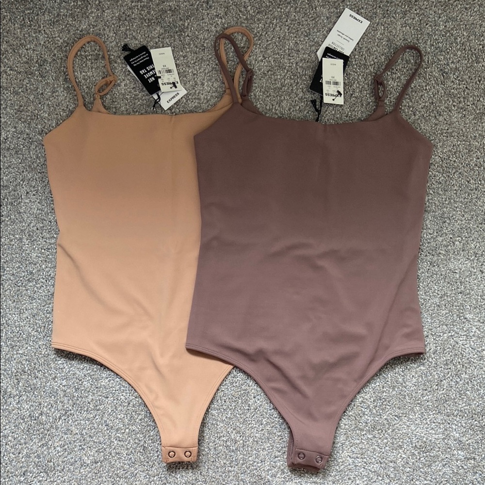 Neutral and Mauve Bodysuit Set